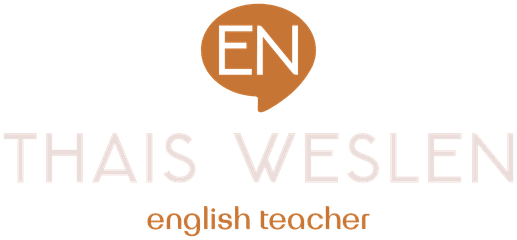 Thais Weslen, english teacher, página inicial